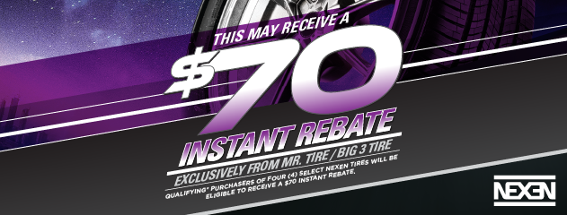 Click here to learn more or to print Big 3 - Nexen Promotion