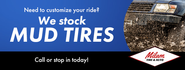 Stocking Mud Tires